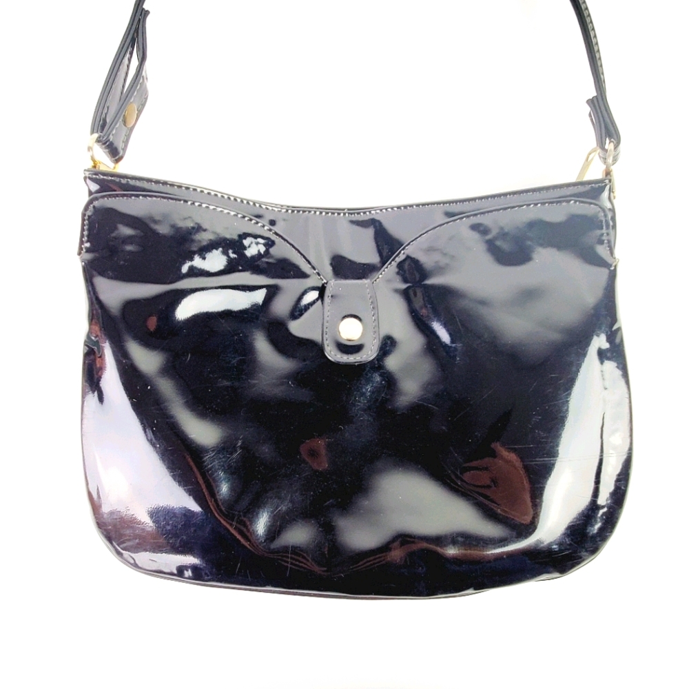 Vintage 60's Excel Patent Leather Convertible Bag